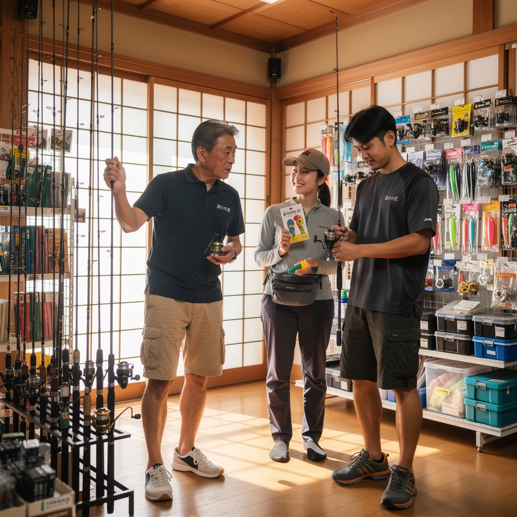 釣りを楽しむ家族の笑顔の瞬間